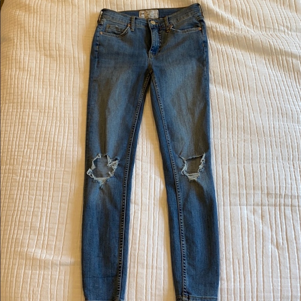 Free People Ripped Jeans
